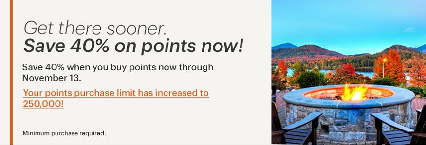 40% Ermäßigung bei IHG Rewards Club Punktekauf bis 13.11.2020