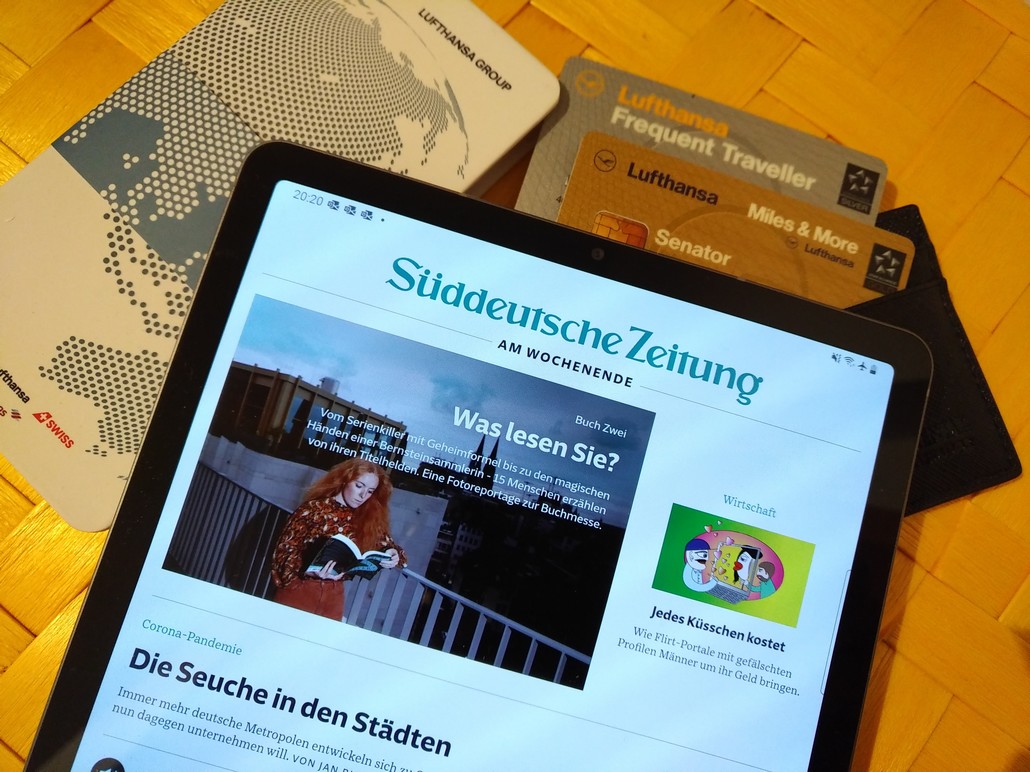 Süddeutsche Zeitung und Miles and More