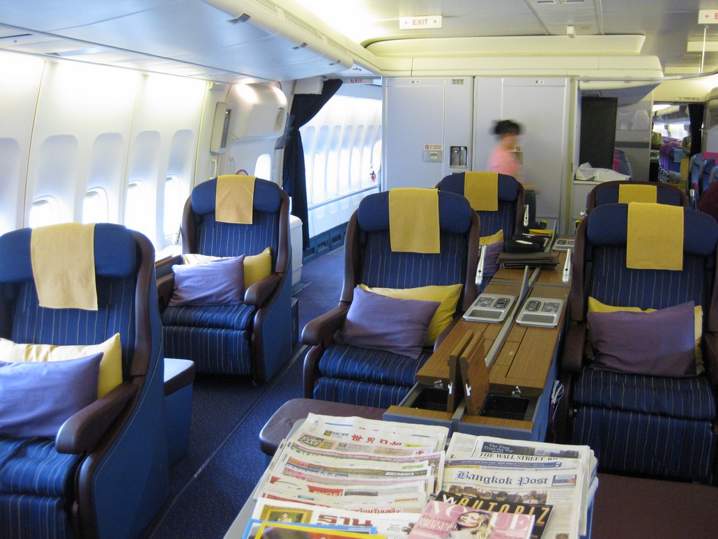 TG alte First-Class (Boeing 747-400)