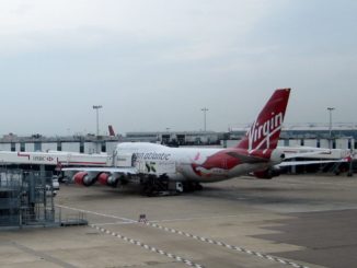 Virgin Atlantic Boeing 747-400 in London Heathrow