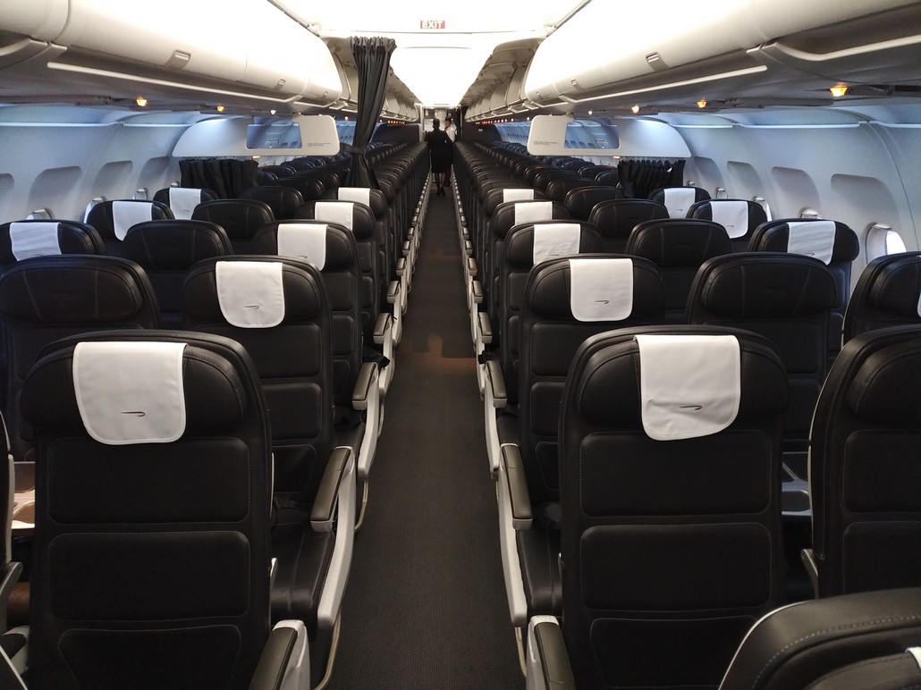 Die British Airways Business / Economy-Class auf der Kurzstrecke im Airbus A319