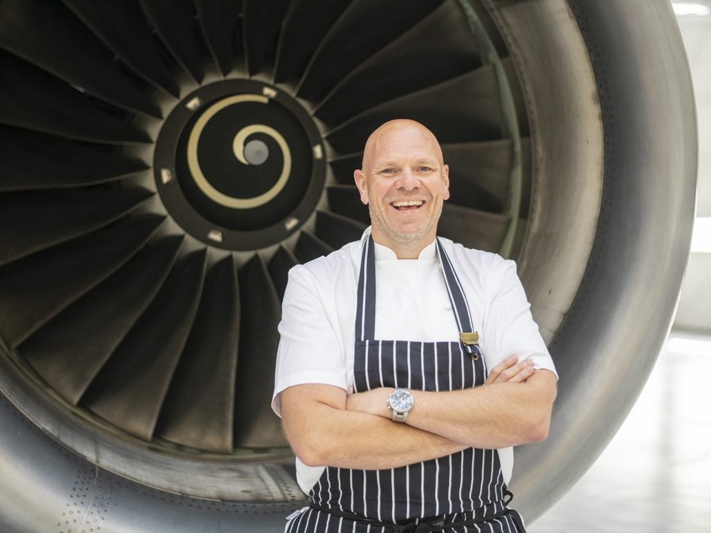 Tom Kerridge hat für die Einführung des Speedbird Cafe auf der British Airways Kurzstrecke einige Gerichte komponiert