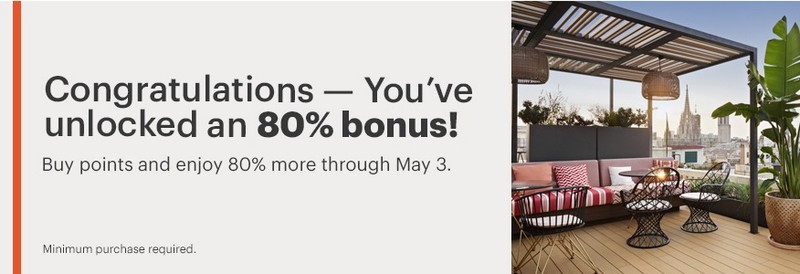 80% Bonus beim Kauf von IHG Rewards Punkten bis 03.05.2021