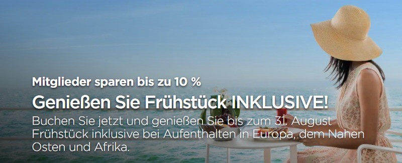 Radisson Sale mit Frühstück für Aufenthalte bis 31.08.2021