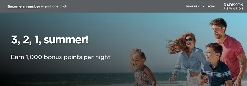 Bis Ende September 2021 1.000 Radisson Rewards Punkte pro Nacht