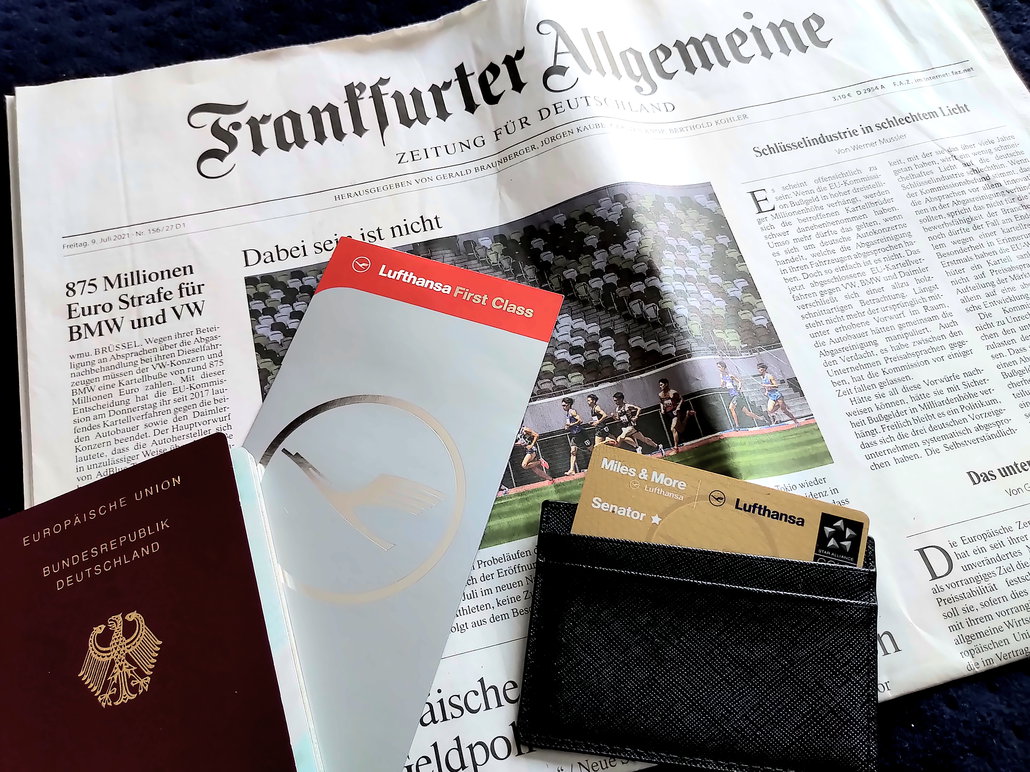 Frankfurter Allgemeine Zeitung und Lufthansa Miles and More
