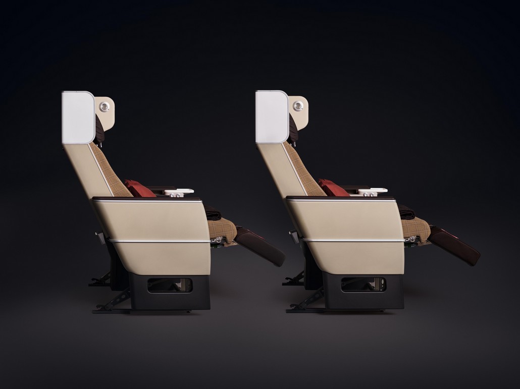 Swiss Premium Economy Sitze in der 777