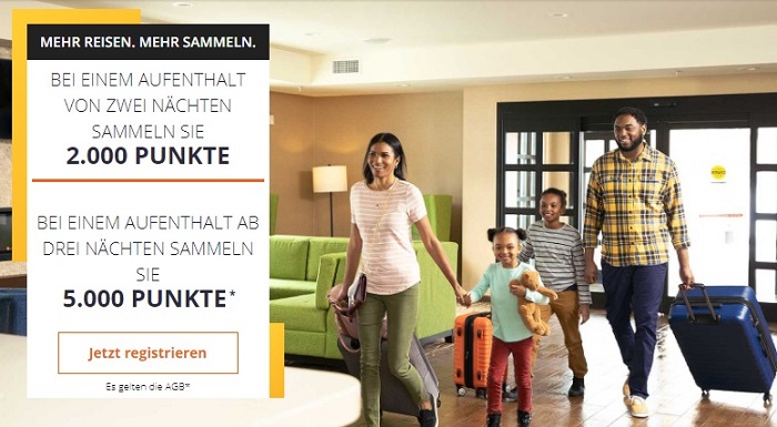 Ihr erhaltet bei der bis Ende Oktober 2021 laufenden Herbst Promotion der Choice Hotels 5.000 Bonuspunkte für Aufenthalte von 3 Nächten