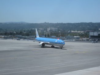 KLM Boeing 777-300 in San Francisco International Airport