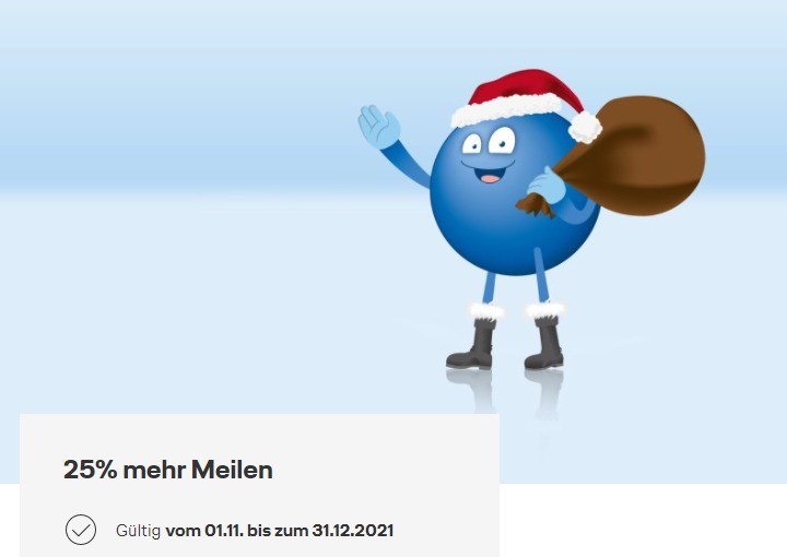 25% Bonus bei Transfer von Payback zu Miles and More bis 31.12.2021