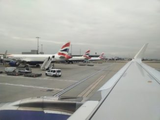 British Airways Flugzeuge in London Heathrow