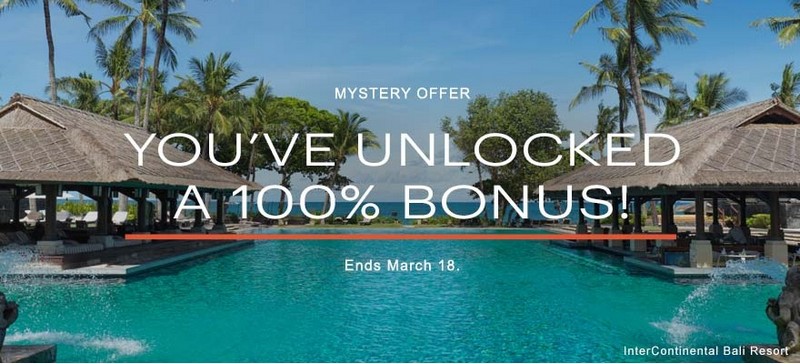 Doppelte Punkte gibt es beim Kauf von IHG Rewards Club Punkten bis 18.03.2022, aber nicht jeder erhält einen Bonus von 100%