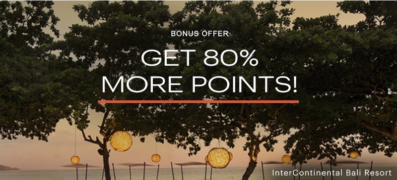 80% Bonus beim Kauf von IHG Rewards Punkten bis 10.06.2022