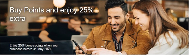 25% Bonus beim Kauf von Radisson Rewards Punkten bis 31.05.2022