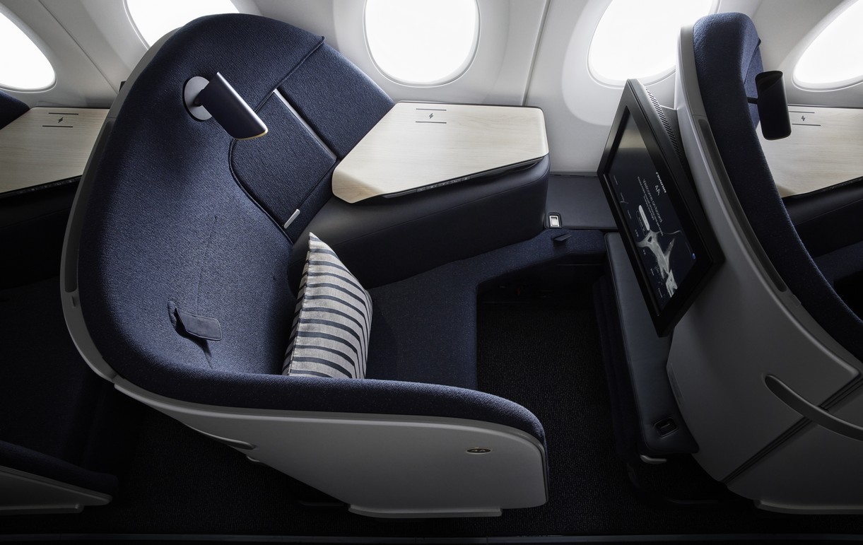 Neue Finnair Business-Class Kabine