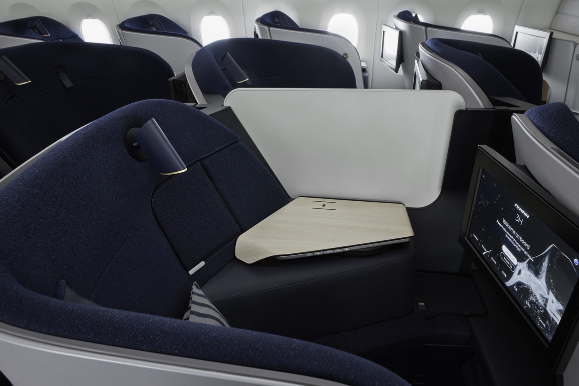 Neue Finnair Business-Class Kabine