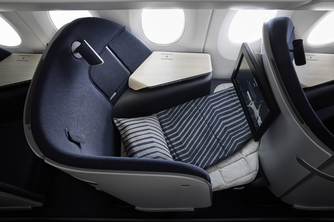 Neue Finnair Business-Class Kabine