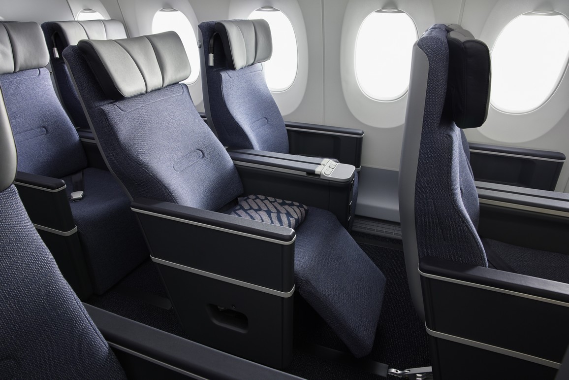 Neue Finnair Premium-Economy-Class Kabine