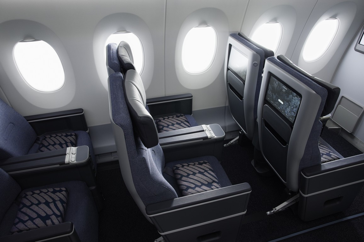 Neue Finnair Premium-Economy-Class Kabine