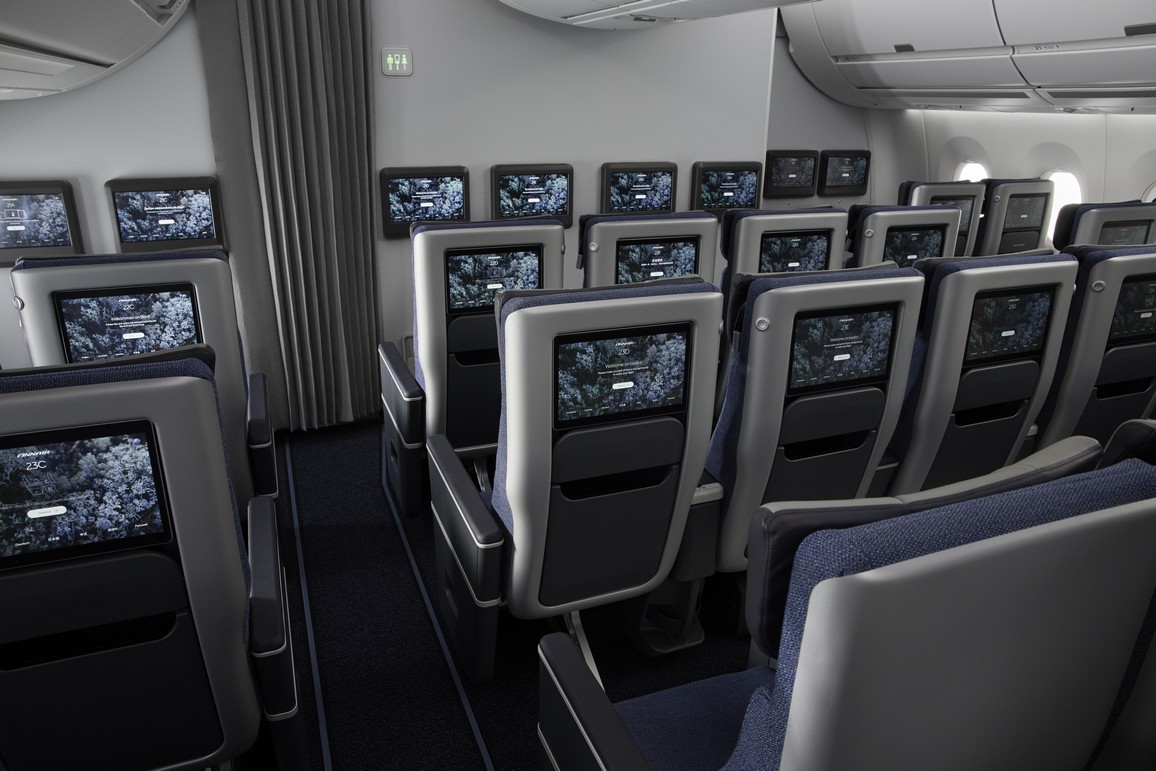 Neue Finnair Premium-Economy-Class Kabine