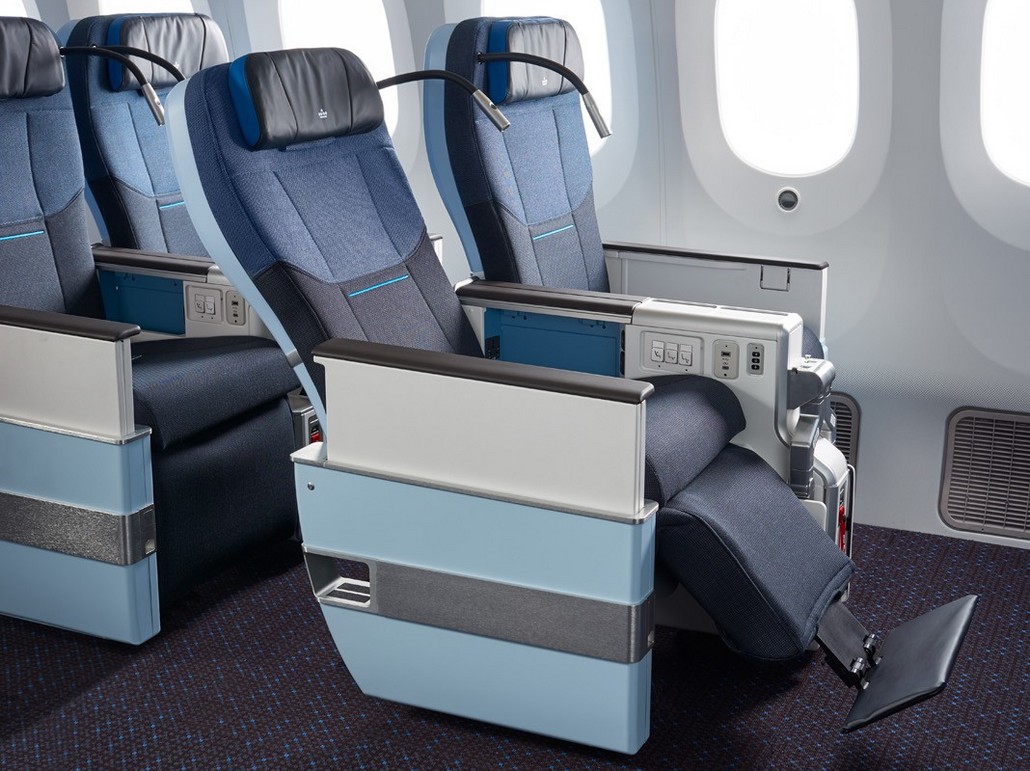KLM stellt im Mai 2022 die neue Premium-Economy-Class (Premium Comfort), die in allen Boeing Langstrecken Flugzeugen eingebaut wird