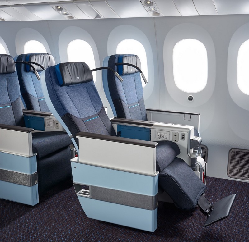 Neue KLM Premium-Economy-Class Kabine