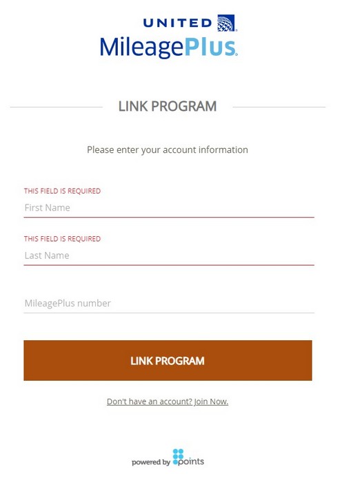 Verlinkung von United Airlines Mileage Plus und Choice Privileges