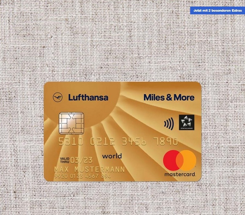 Bis Ende Oktober 2022 Lufthansa miles and More Kreditkarte mit bis zu 20.000 Meilen und zwei Lounge Pässen