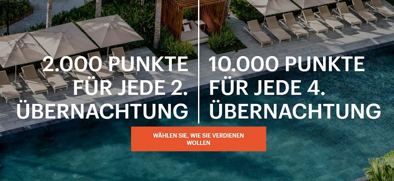 2.000 oder 10.000 IHG One Rewards Bonuspunkte bis 31.12.2022