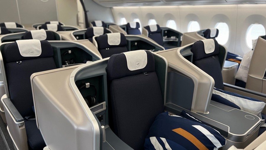 verbesserte LH Business-Class (Airbus A350-900)