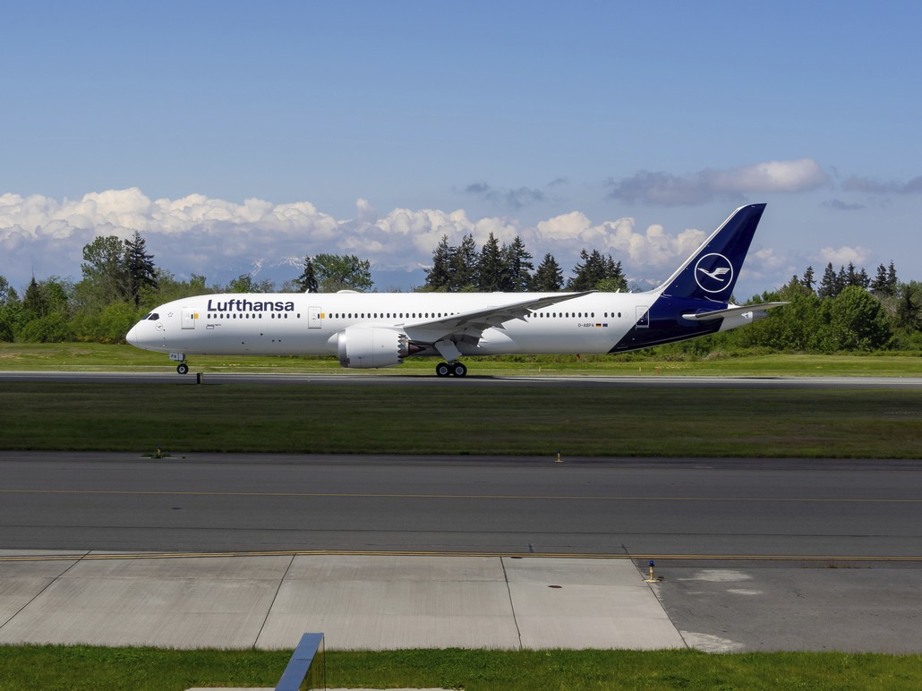 Im August 2022 ist die erste Boeing 787-9 an die Lufthansa ausgeliefert worden
