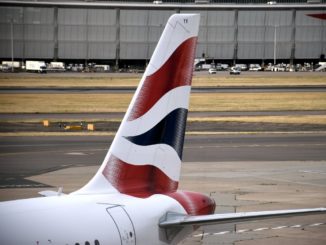 Heckflosse eines British Airways Flugzeuges
