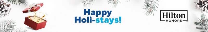Happy Holi-stays 2022 - 100% Bonus beim Kauf Hilton Honors Punkten bis 31.12.2022