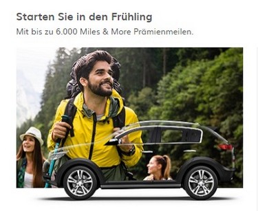 Bis 30.04.2023 bis zu 6.000 Miles and More Meilen mit Hertz