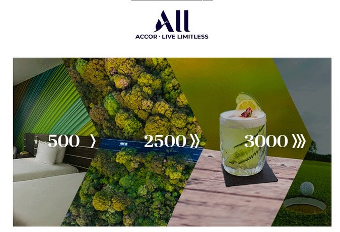 Ihr könnt bei Accor bis 25.04.2023 6.000 ALL Rewards Bonuspunkte sammeln