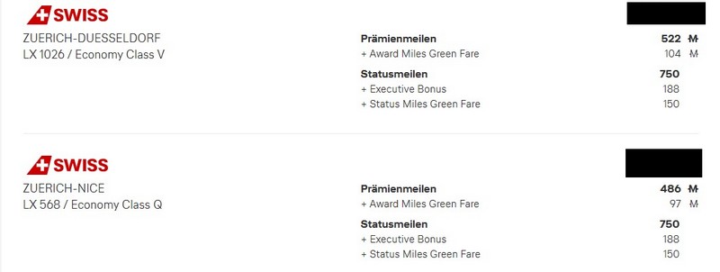 Gutschrift der 20% mehr Award- und Statusmeilen bei den Lufhansa Green Fares ab Februar 2023