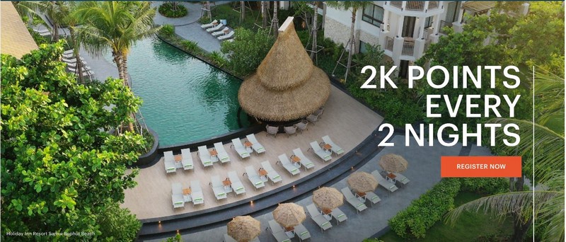 IHG Herbst Promotion mit 2.000 One Rewards Punkten bis 31.12.2023