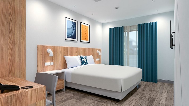 Zimmer im Four Points Express by Sheraton - der im September 2023 neu vorgestellten Marke von Marriott