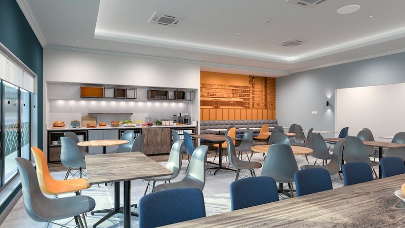 Restaurant im Four Points Express by Sheraton - der 2023 neu vorgestellte Marke von Marriott