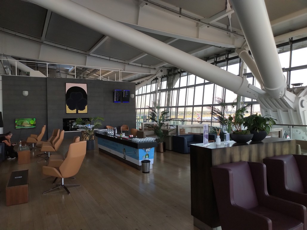 Die British Airways First-Class Lounge London-Heathrow (Terminal 5) für Passagiere der First-Class und mit Oneworld Emerald Status