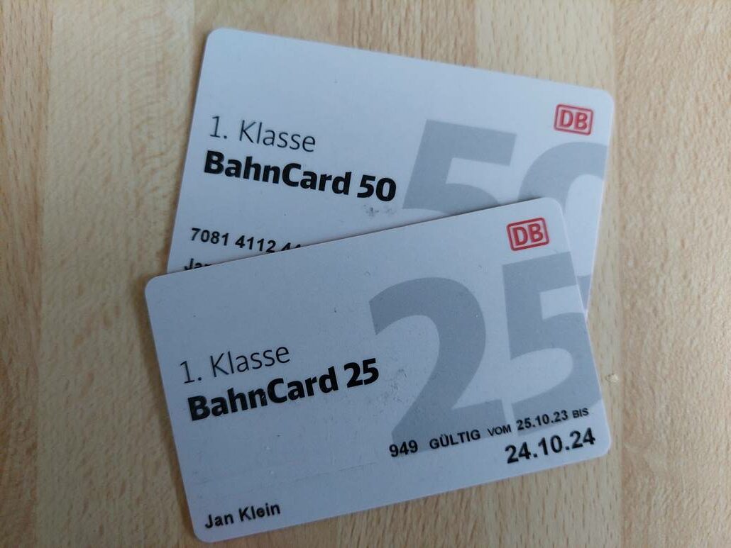 Bahncard 25 und Bahncard 50
