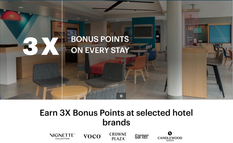 Ihr könnt für Aufenthalte in Garener Hotels und vier weiteren Marken von Anfang Juli bis Ende September 2025 dreifache IHG One Rewards Punkte sammeln