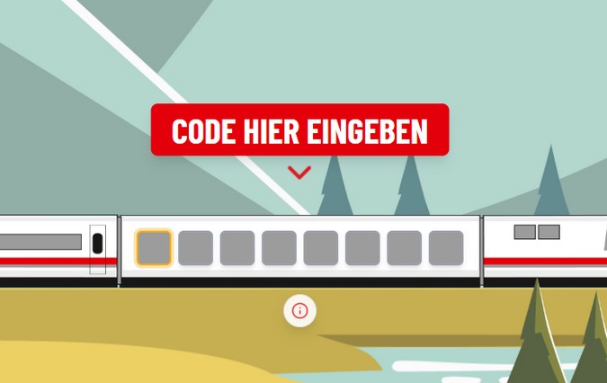 Eingabe auf der Homepage von Hohes C