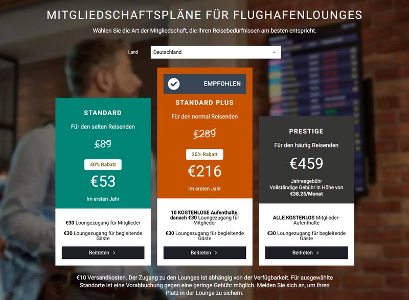 Priority Pass mit 40% Ermäßigung zum Black Friday Sale 2025