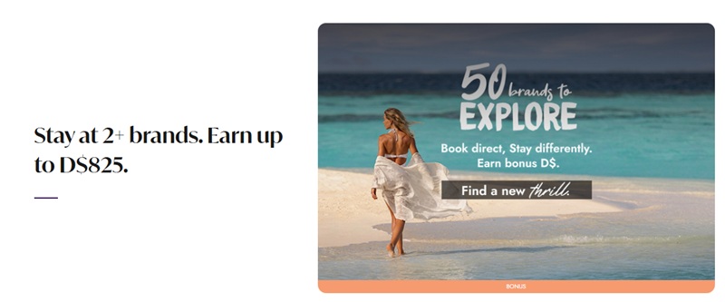 Bis zu 825 Discovery Dollar bei der Promotion der Global Hotel Alliance GHA bis 31.05.2026