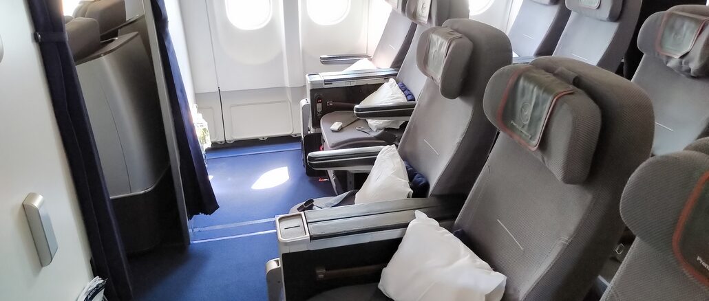 Die Lufthansa Premium-Economy-Class auf der Langstrecke im Airbus A330